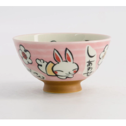 Small Rice Bowl Rabbit Pink...