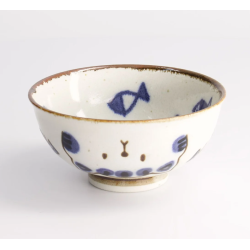 Small Rice Bowl Cat & Fish...