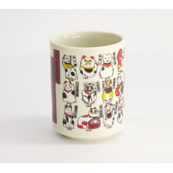 Tea Cup Cat Manekineko -...