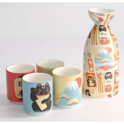 SET Sake Japanese Symbols...