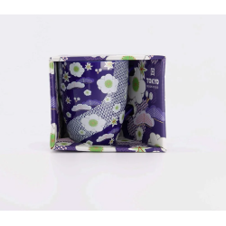 Mug Flowers Blue & Green -...