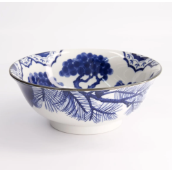 Ramen Bowl Blue Pine Tree -...