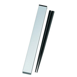 Chopsticks with Case Silver...