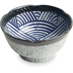 Rice Bowl Seigaiha Waves -...