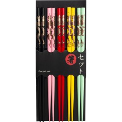 Chopsticks Set 5 Pairs Gold...