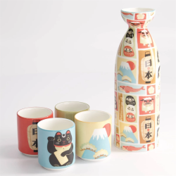 SET Sake Japanese Symbols...