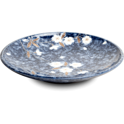 Assiette Sakura Bleu Indigo...