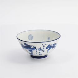 Petit Bol Riz Fugu Bleu -...