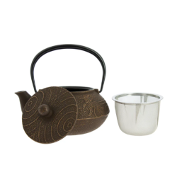 Cast Iron Teapot Kingyo...