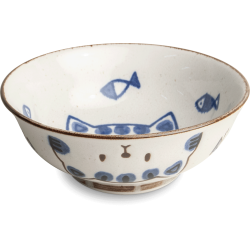 Ramen Bowl Cat & Fish - 20*8cm