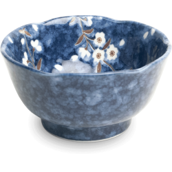 Small Rice Bowl Sakura Blue...