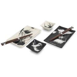 SET Sushi Black & White 2Ppl.
