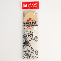 SET Bamboo Sushi Mat and...