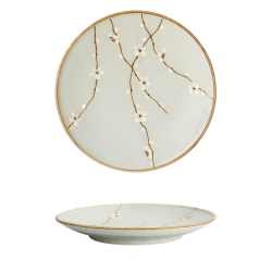 Plate Soshun/ Plum Tree...