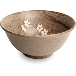 Big Rice Bowl Sakura Beige...