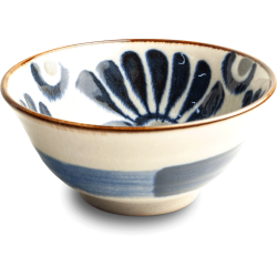 Big Rice Bowl Blue Flowers...