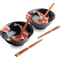 SET 2 Bols Ramen Carpe Koï...