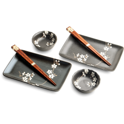 SET à Sushi Sakura Gris 2Pers.