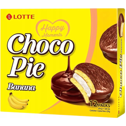 Choco Pie Banane 12p LOTTE...