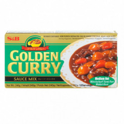 Golden Sauce Curry Végan Fort 230g S&B