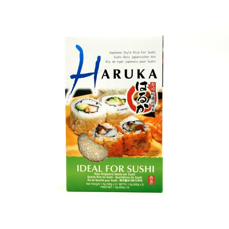Lot de 12 paquets de riz à sushi Haruka - 12 x 1kg