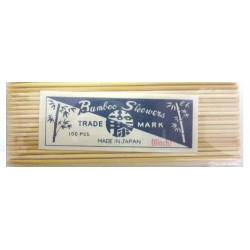 Bamboo Skewers Sticks X100