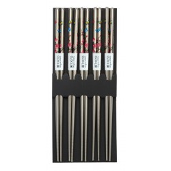 Stainless Chopsticks SAKURA 5P
