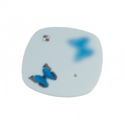 Incense Holder White Butterfly