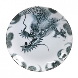 Plate Black dragon  25.3cm