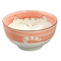 Bol donburi chat rose 16cm...