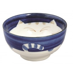 Bol donburi chat bleu 16cm...