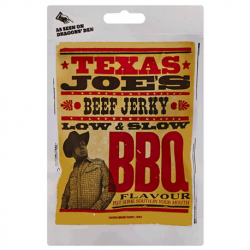 BEEF JERKY BBQ 25G TEXAS JOE'S