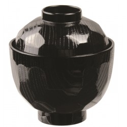 Miso Soup Bowl Black -...