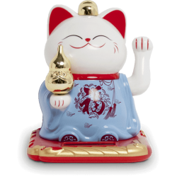 Manekineko Solar Blue 10cm