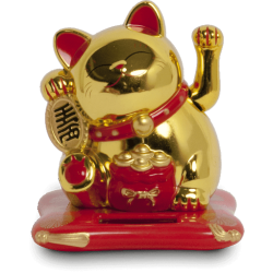 Manekineko Solaire Doré 7.5cm