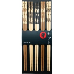 Chopsticks Set 5 Pairs Cats