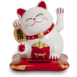 Manekineko Solar White 10cm