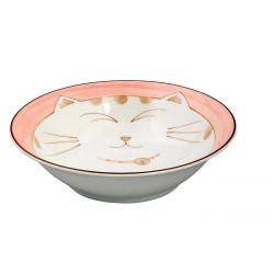 Soup Plate Manekineko Pink...