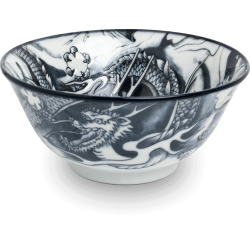 Big Rice Bowl Black Dragon...