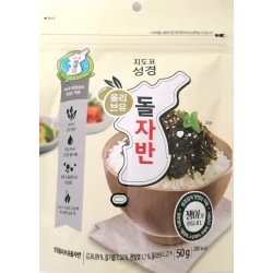 Seasoned seaweed sesame oil...