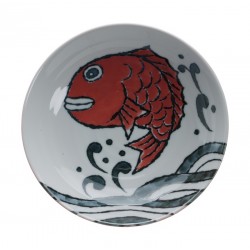 Bowl Ramen Red Fish 19x8.5cm