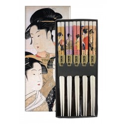 Chopstick Set 5p Geisha