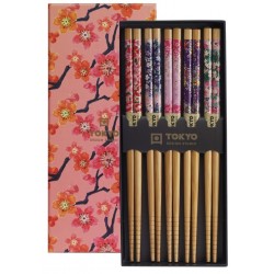 Chopstick Set 5 Pairs Motif...