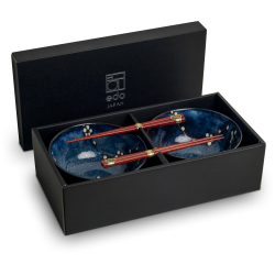 SET 2 Udon Bowls Hana Blue...