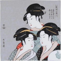 Ukiyo-e Trois femmes 48cm