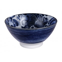 Bowl Ramen Blue Carp 18x9cm