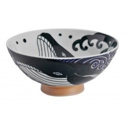 Rice Bowl Whale 14.4x6.5cm