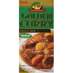 Golden Curry Med-Hot 92g S&B