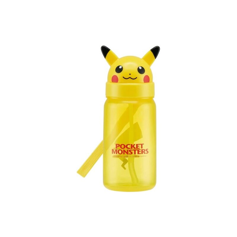 Verre Tumbler Pokémon Pikachu 485 Ml Avec Paille Métal – Officiel, Verre Résistant, Cadeau Fan Pokémon