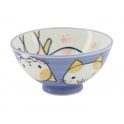 Bowl Neko Kawaii Blue...